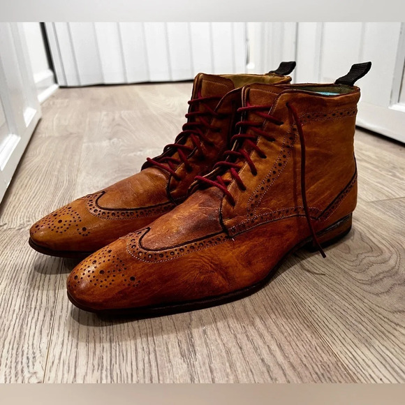 ED. G by Eduardo wingtip Oxford boots in good condition. - Picture 8 of 11